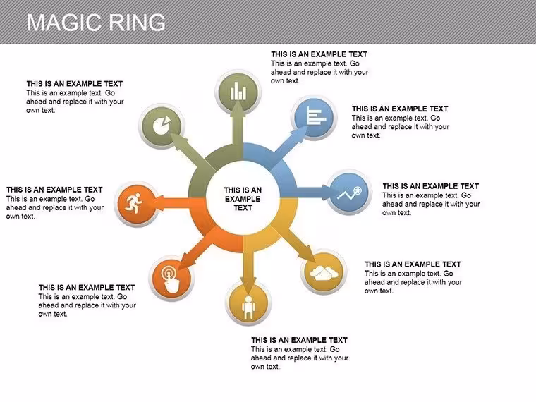 Magic Ring PowerPoint Charts Template