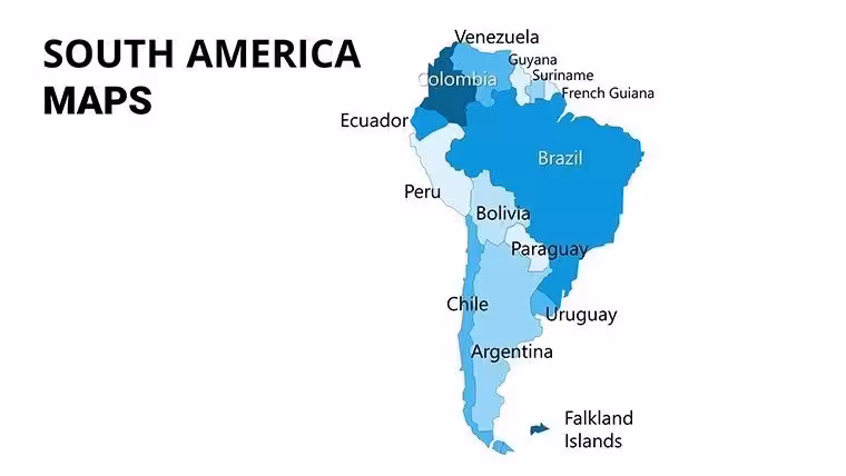 South America PowerPoint Maps: Chart the Continent's Pulse