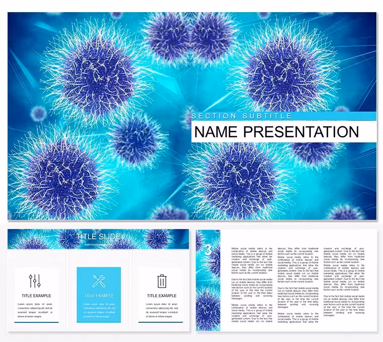 Deadly Virus PowerPoint template