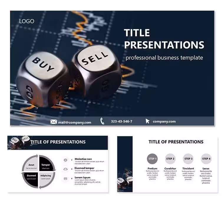 Buy and Sell Currencies PowerPoint Template: Trade Visions Vividly