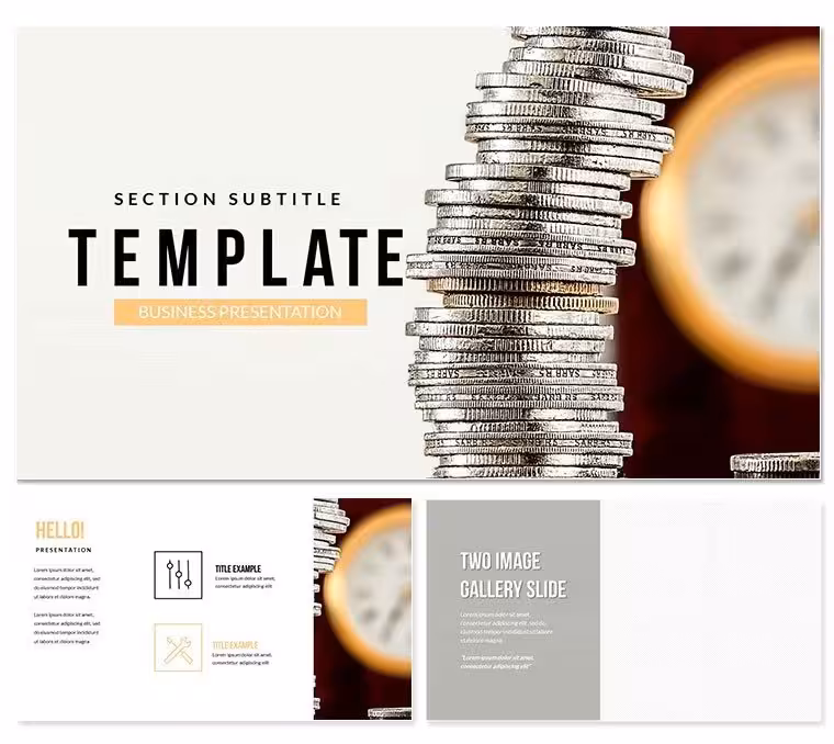 Money Maker PowerPoint Template Presentation