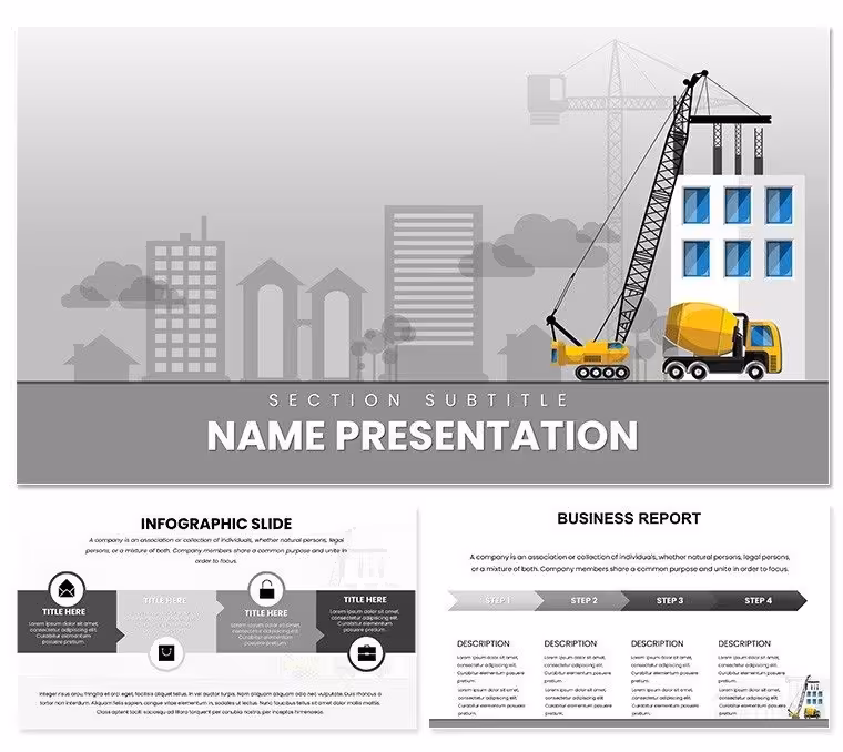 Construction Pitch Keynote Template: Blueprint Your Success Story