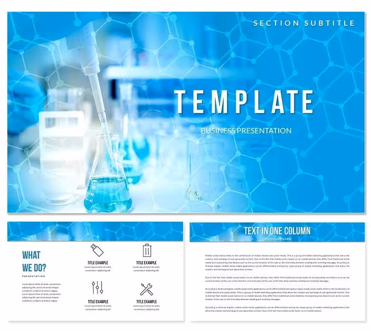 Reagent for Chemical Analysis PowerPoint templates