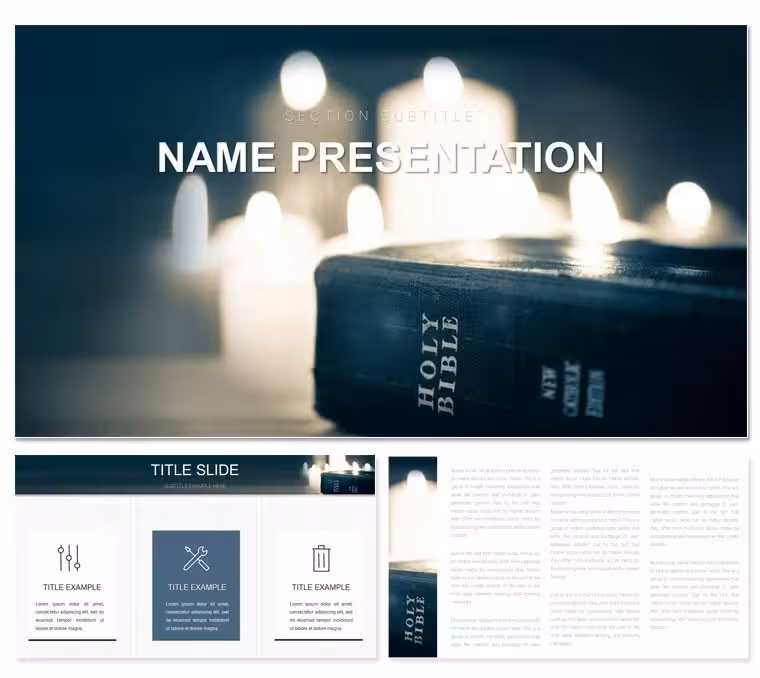 Religious Holy Bible PowerPoint Template