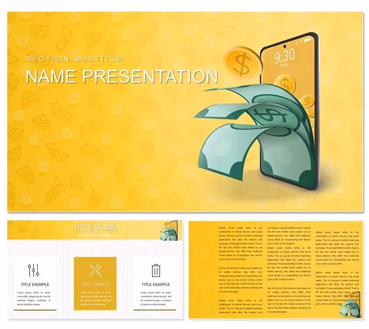 Mobile Business PowerPoint Template: Fuel Nomadic Success Stories