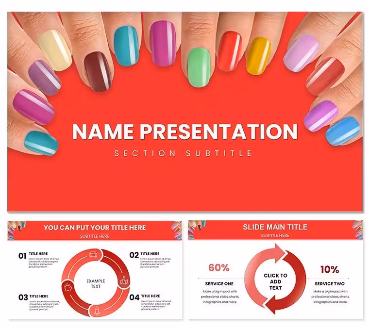 Manicure Artist Keynote Template: Nail Your Pitch