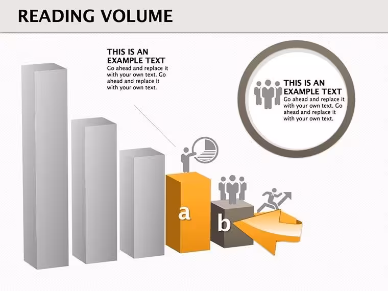 Reading Volume Keynote Diagrams: 19 Editable 3D Slides for Data Mastery