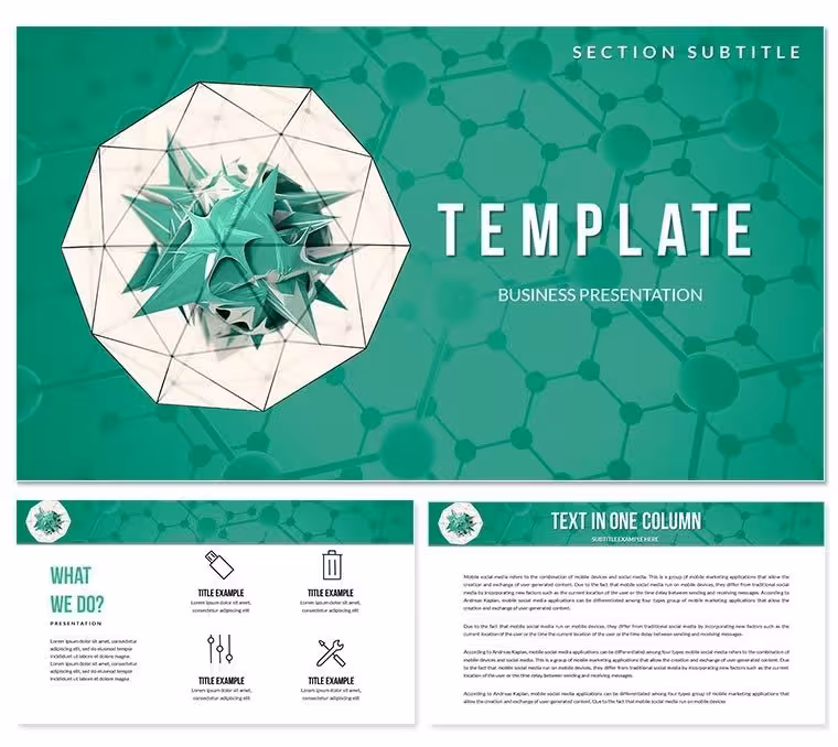 Object Modeling PowerPoint template