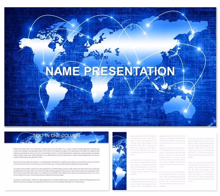 World Systems Analysis PowerPoint Template: Illuminating Global Dynamics