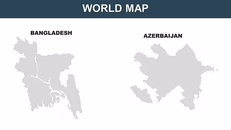 World : Burkina Faso Countries PowerPoint maps