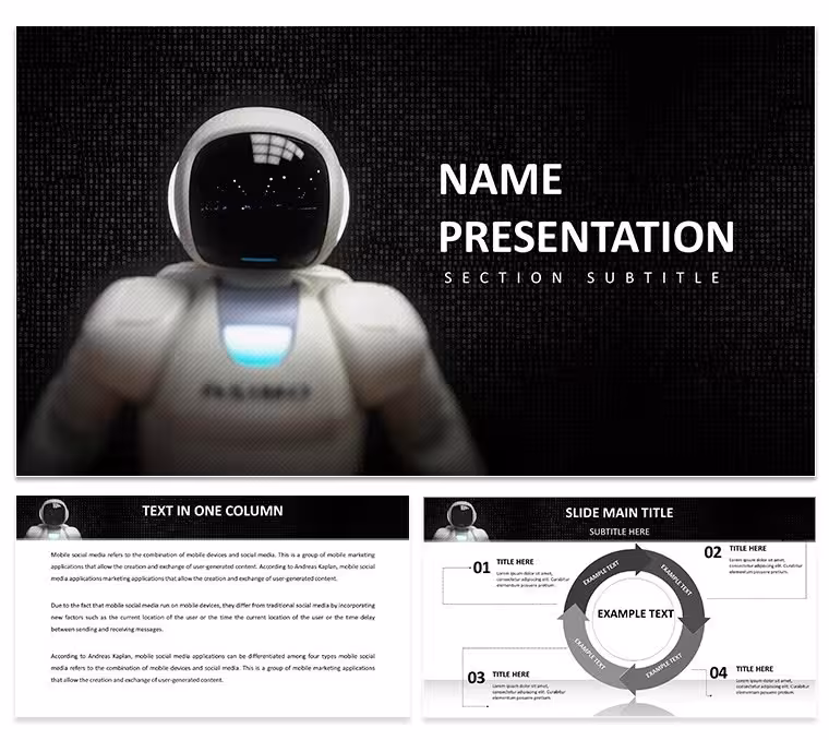 Artificial Intelligence PowerPoint Template: Elevate Tech Narratives
