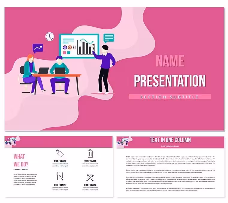 Data-Driven Decisions: Analytics Forecasts PowerPoint Template