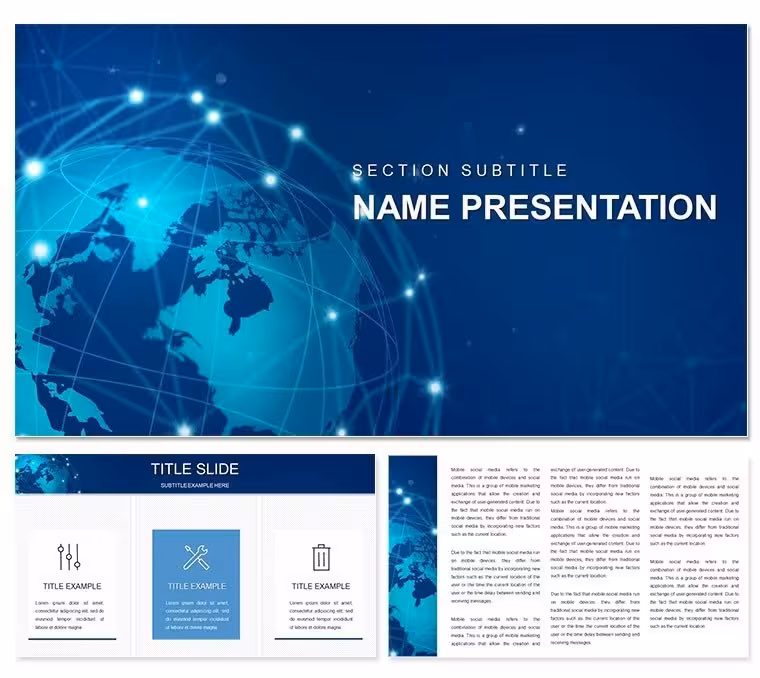 Business World of Ideas PowerPoint Template: Igniting Innovation in Every Slide