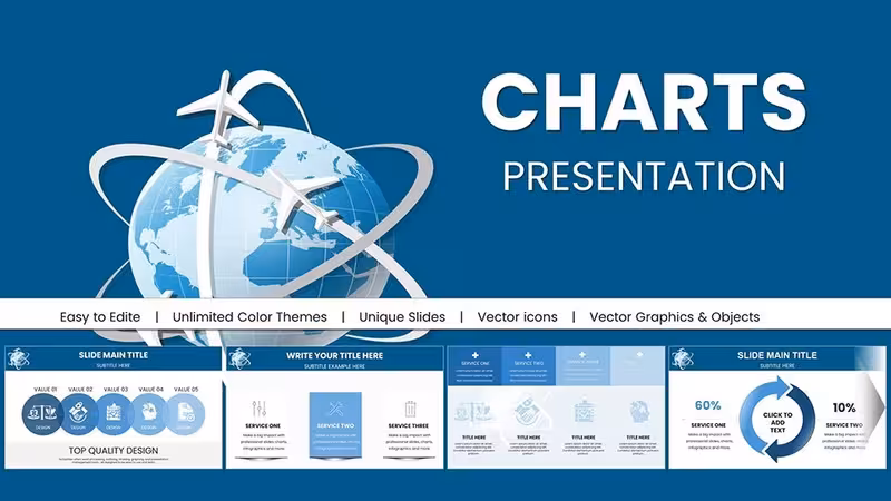 International Flights PowerPoint Charts: Navigate Aviation Data Effortlessly