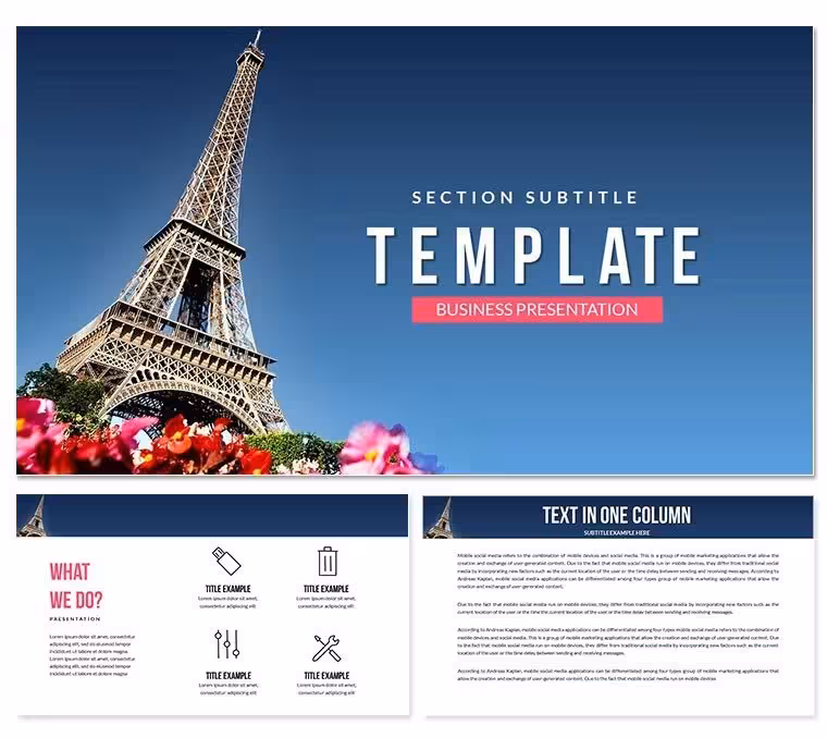 Paris Review PowerPoint templates