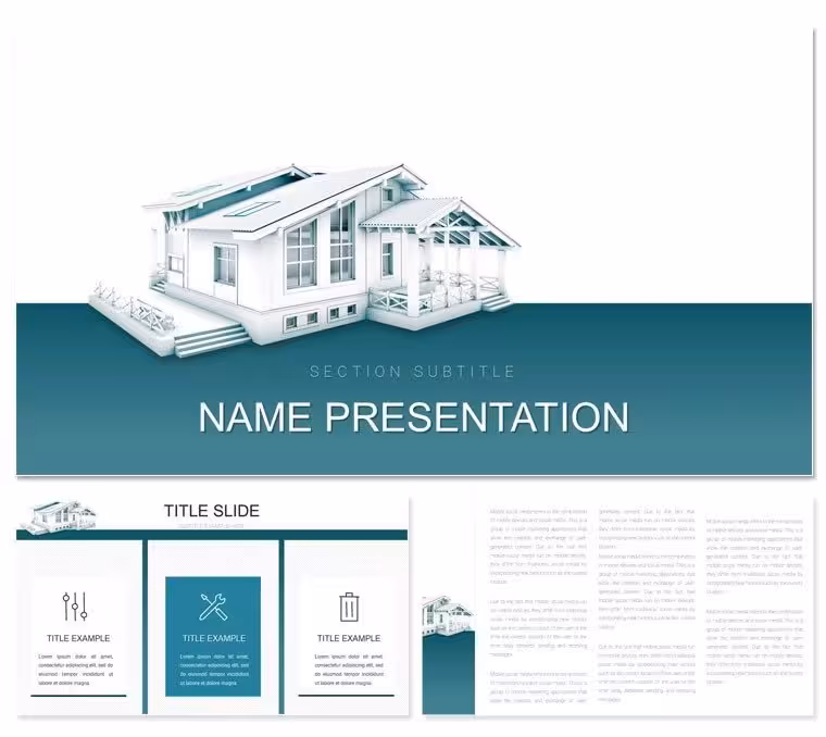 Architecture Planning PowerPoint Template: Design Your Vision with Precision