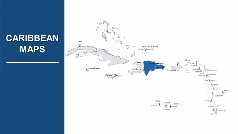 Caribbean Keynote Map Template: Chart Courses to Engaging Narratives