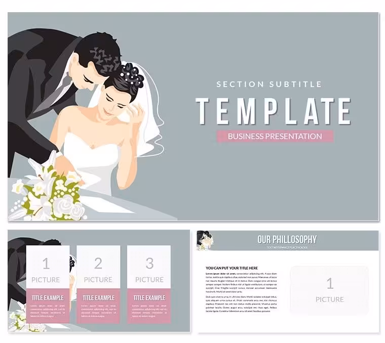 Wedding Invitations PowerPoint templates Presentation