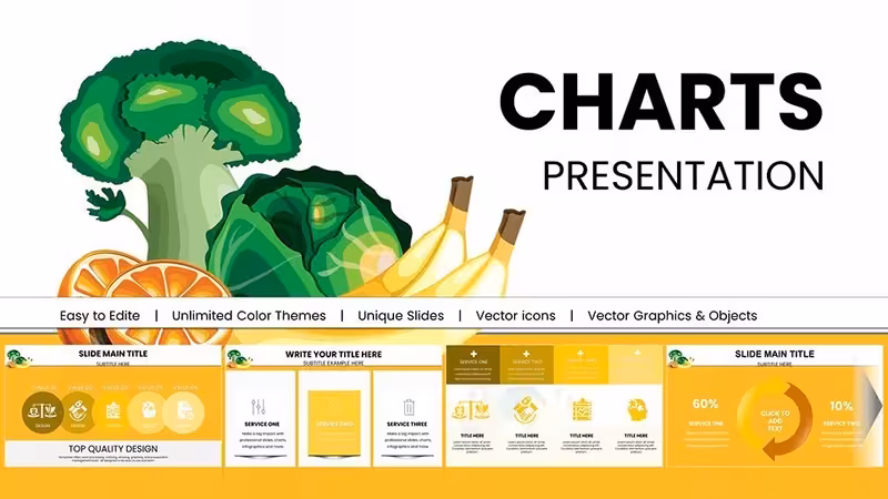 Vitamin C Supplements Keynote Charts Template: Energize Your Immune Narratives