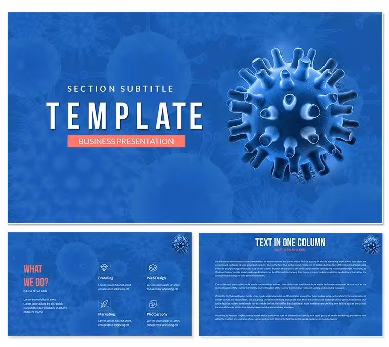 Bacteria and Virus Protection PowerPoint Template | Download Now