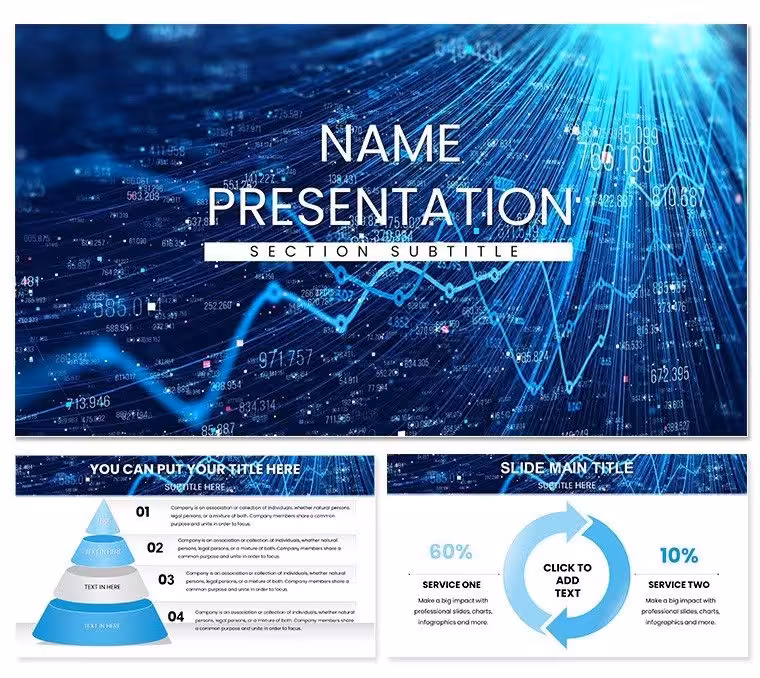 Data Financial Keynote Template: Illuminate Numbers with Precision
