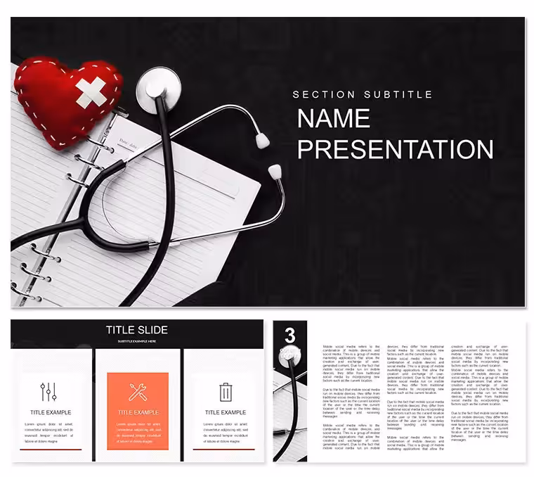 Health and Medical Information PowerPoint template