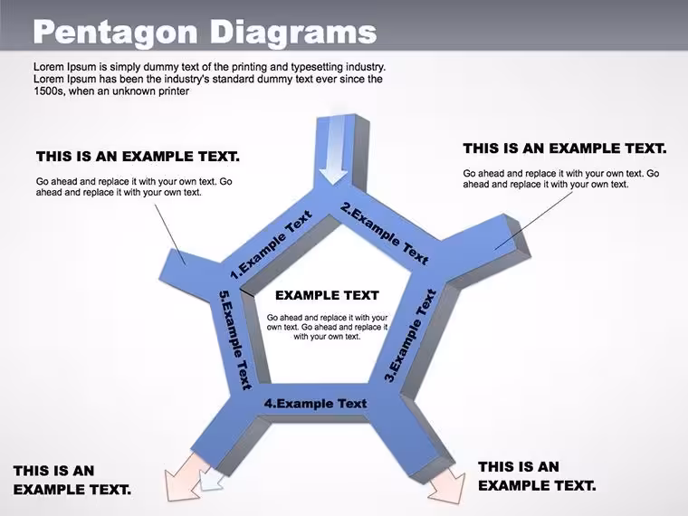 Pentagon Diagrams Keynote Template - Ready to Present | ImagineLayout