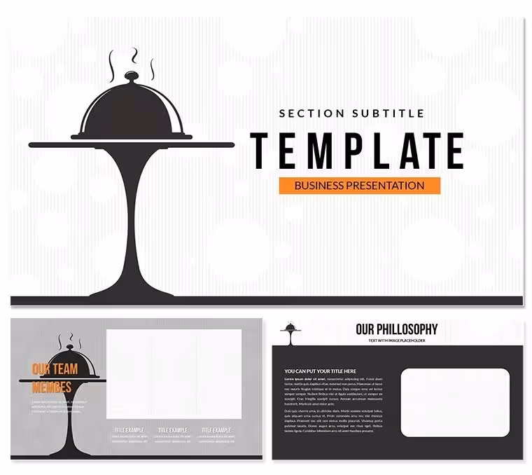 Restaurant Menu PowerPoint Template: Presentation