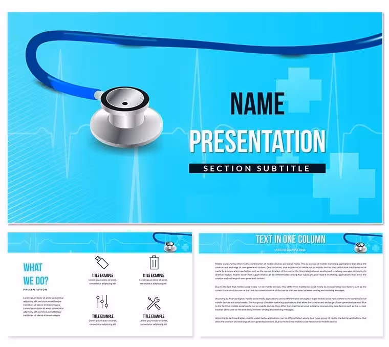 Stethoscope Medical Diagrams - Fully Editable | ImagineLayout