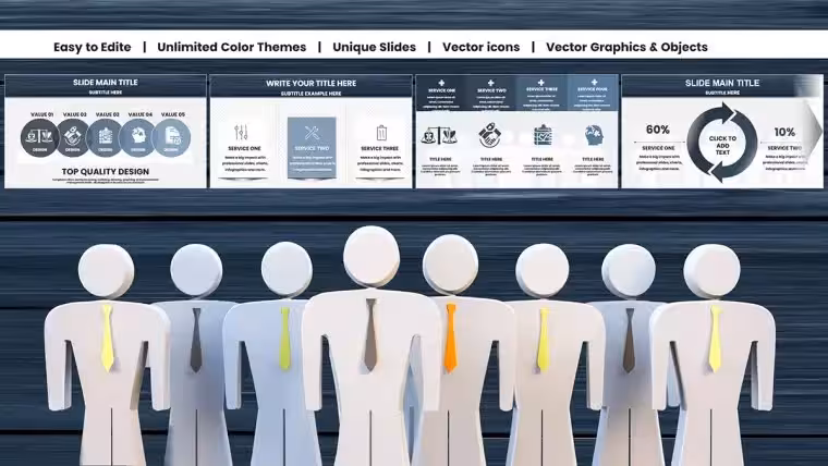 Psychology of Leadership Charts Keynote Template: Insightful Tools for Dynamic Leaders