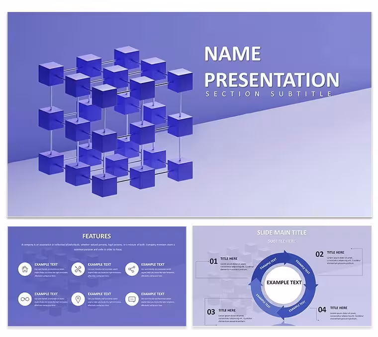 Blockchain Technology Keynote Template: Securing Every Slide in the Decentralized Age