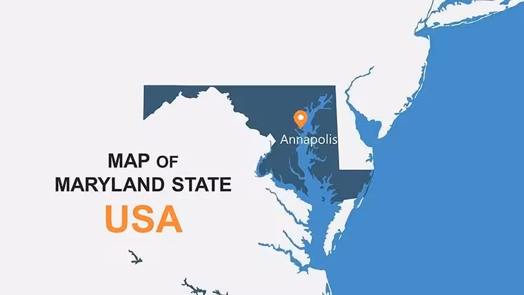 Chart Chesapeake Narratives: Professional Maryland Keynote Map Template