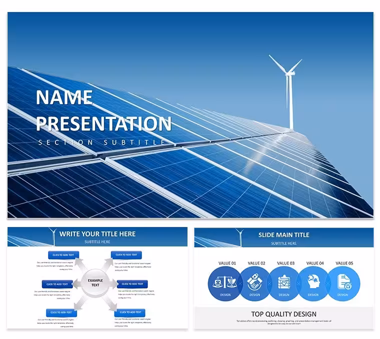 Renewable Energy Diagrams - Editable PPTX | ImagineLayout