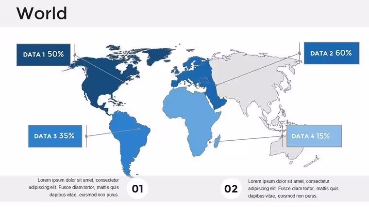 Country World PowerPoint Maps Templates