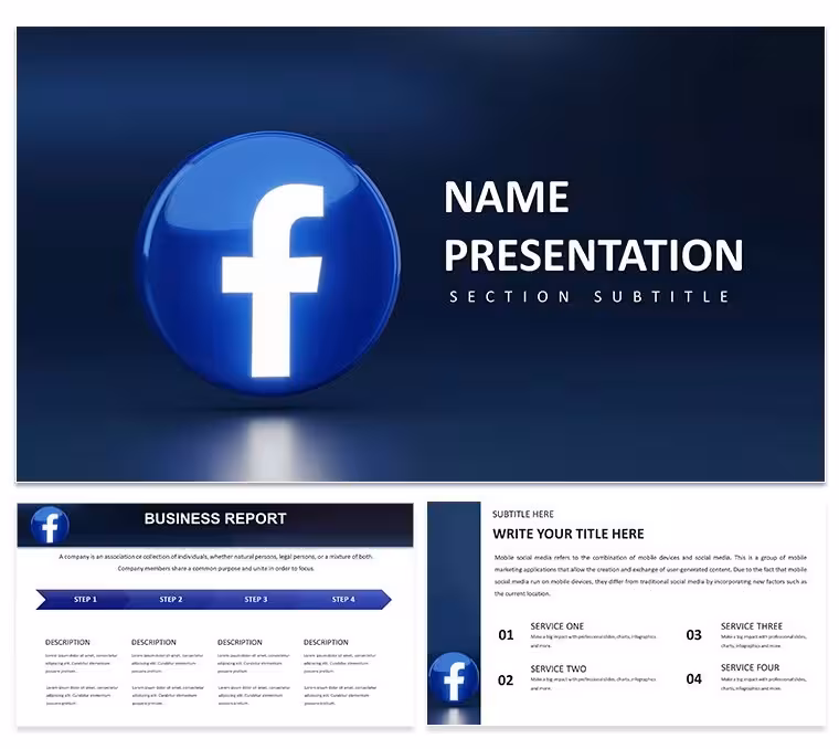 Facebook Business Manager Keynote Diagrams - Fully Editable | ImagineLayout