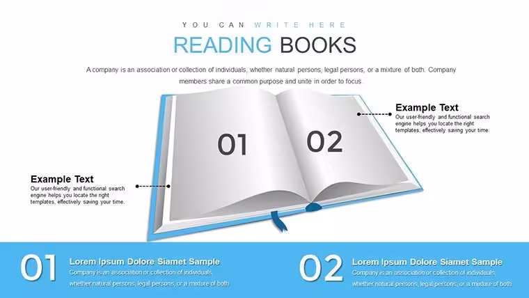 Reading Books Keynote Template: Infographics That Inspire Literacy