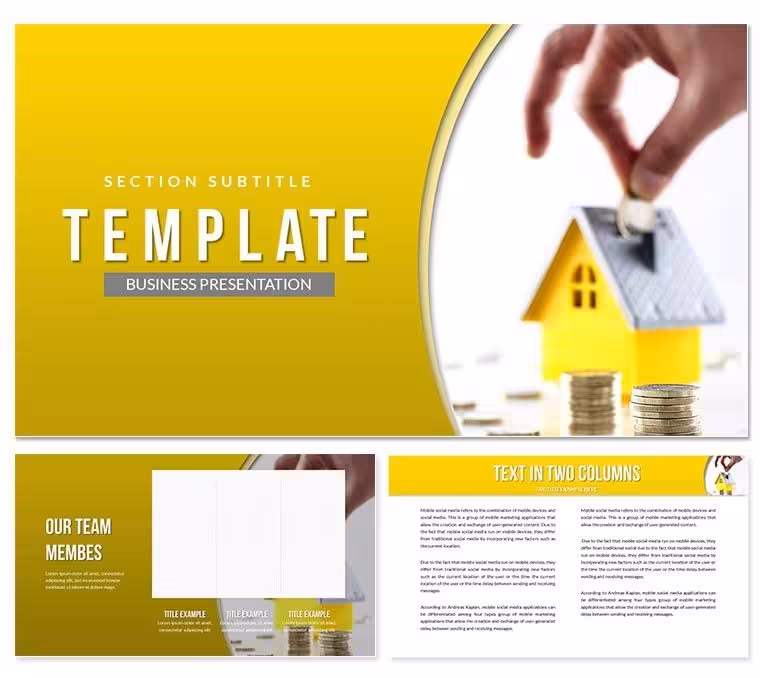 Financial Planning for Homeownership PowerPoint Template