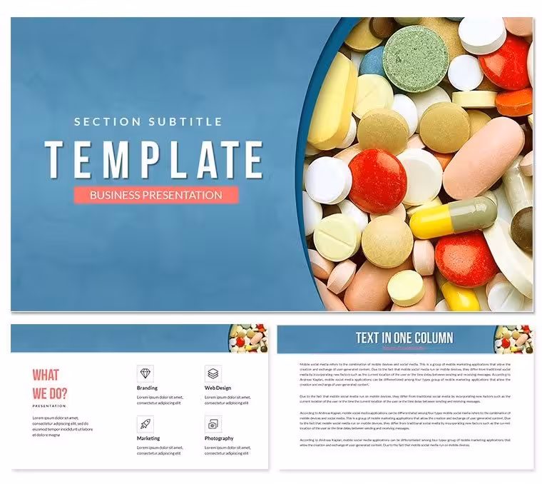 Medical Treatment PowerPoint Template: Elevate Healthcare Storytelling