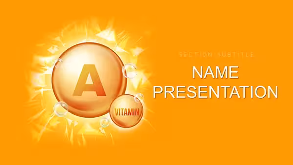 Vitamin A Carotenoids PowerPoint Template: Vitality Through Visuals