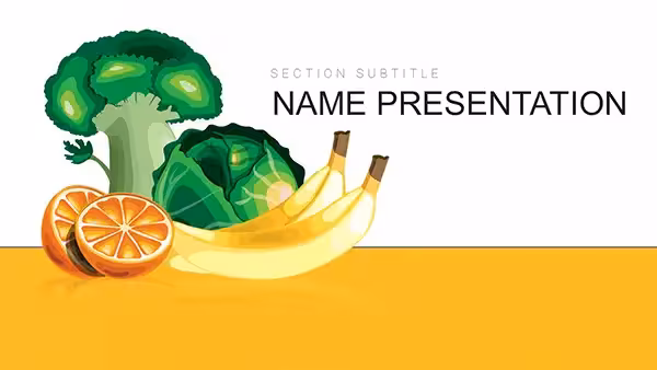 Vitamin C Supplement PowerPoint Template
