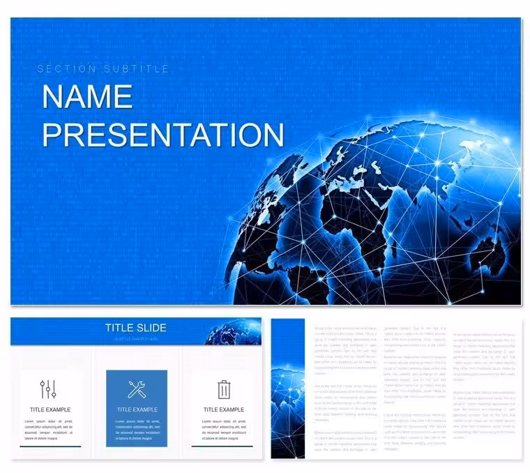 World Transfer PowerPoint Template