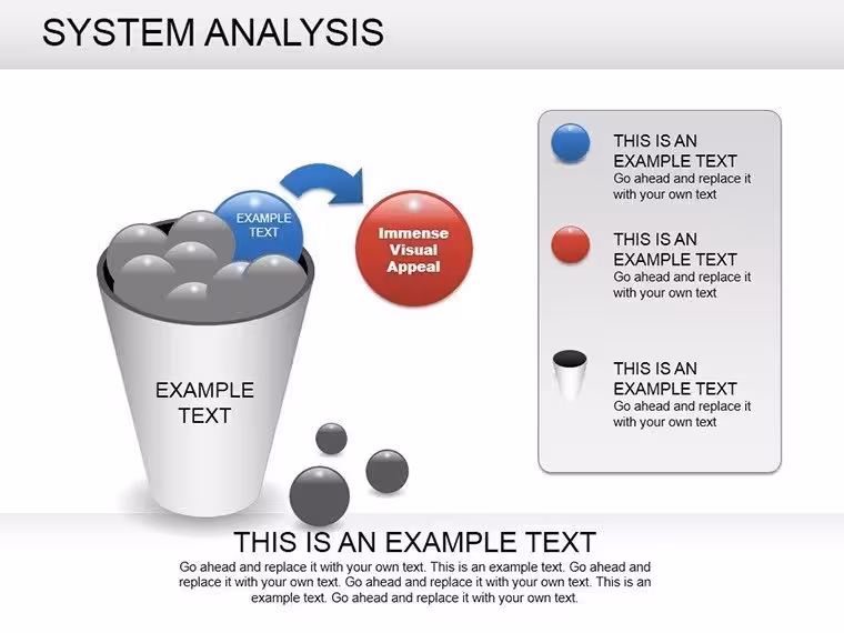 System Analysis PowerPoint Diagram: Decode Processes Effortlessly