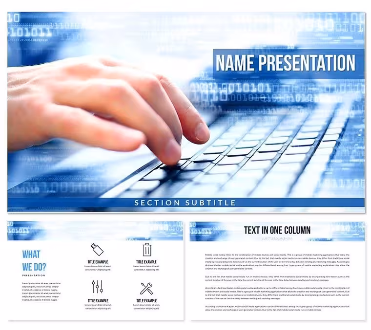 Download Computer Information PowerPoint Template - Presentation