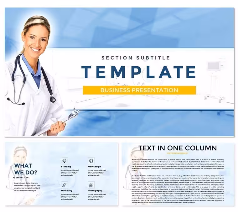 Doctor Consultation PowerPoint Template: Presentation
