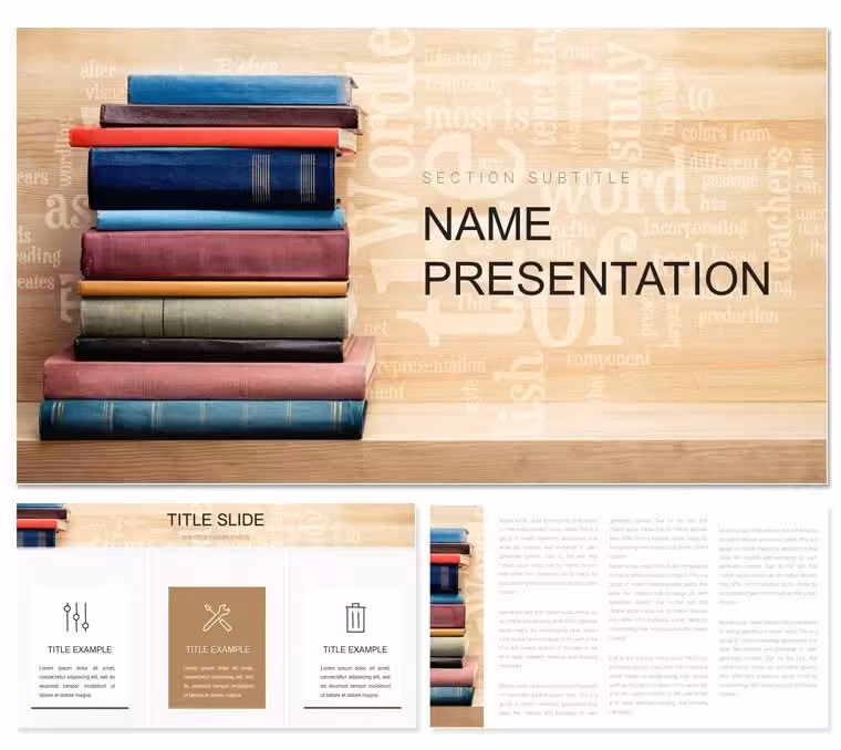 Bookstore PowerPoint Presentation Template