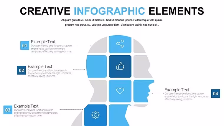 Free Creative PowerPoint Chart Presentation Template for Matrices