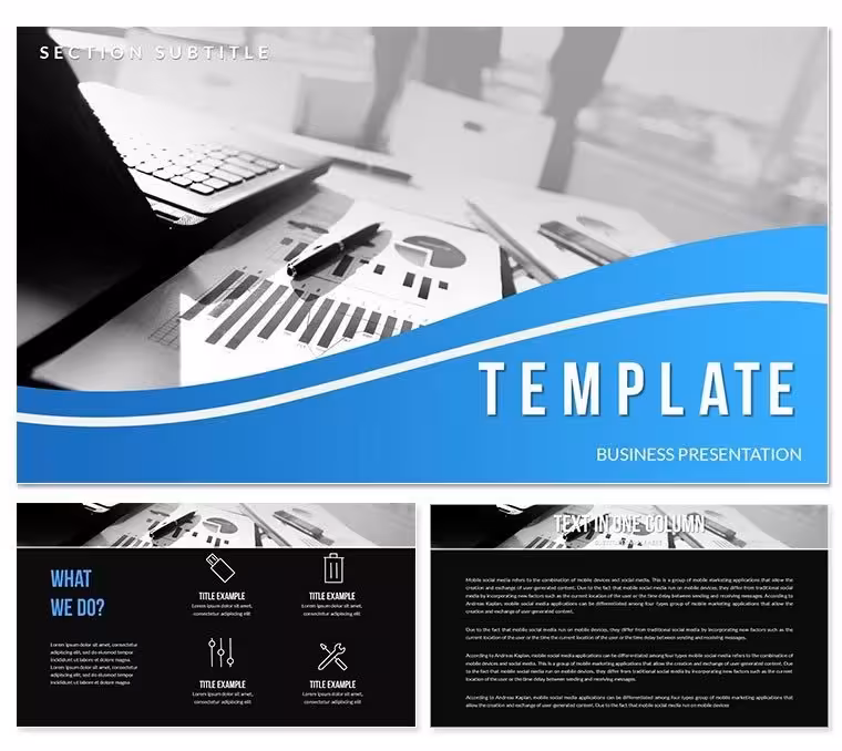 Analytics PowerPoint Template Presentation