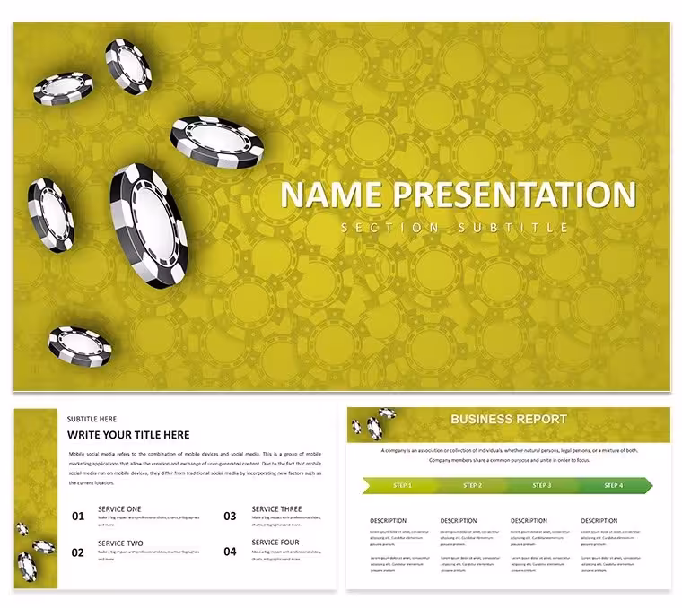 Casino Pitch Deck Keynote Template