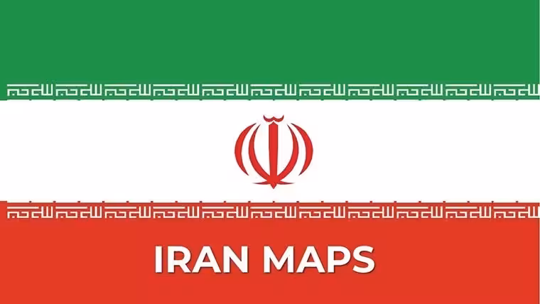 Map Iran: Keynote Maps of Iran Templates