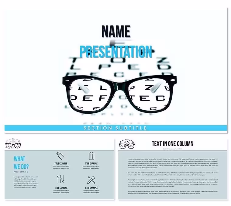 Optometry and Vision Science Conference PowerPoint templates